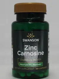 在飛比找Yahoo!奇摩拍賣優惠-Swanson肌肽鋅Zinc Carnosine 60粒