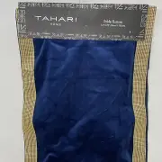Tahari Christmas Holiday Table Runner Blue Velvet Gold Rhinestones Trim 14X72