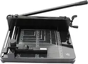 Professiona Ideal Paper Trimmer, 1.5in Heavy Duty Paper Cutter with Grid Ruler and Bracket, Adjustable Positioning Stop and Rocking Paper Press, 400 Sheets Cutting Capacity, Burr-Free, for Office