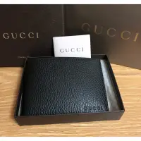 在飛比找蝦皮購物優惠-全新 Gucci 牛皮 黑色 咖啡色 加長 男用 基本款 短