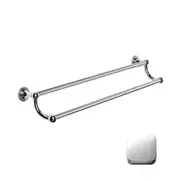 Brodware Neu England Double Towel Rail 900mm - Durobrite Chrome