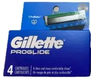 New Gillette ProGlide 4 Cartridges Pack, 5 Sharp blades