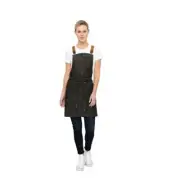 Chef Works Berkeley Black Petite Bib Apron