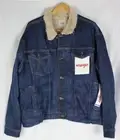 Wrangler Mens Denim Blue Jean Jacket Sherpa Lined XXL NWT 75th Anniversary Rare