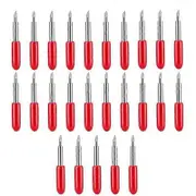 25pcs 45 Degree For Roland Cutting Plotter Vinyl Cutter Knife blade Blade High hardness Tungsten Carbide machine tool red silver