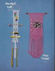 Macrame Girls Hair Organizer - Craft Book:#GS14 Simply Elegant Kiddie Karnival