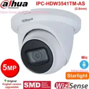 Dahua AI 5MP Starlight IPC-HDW3541TM-AS IP Eyeball Camera IR SMD+ Mic H.265+ PoE