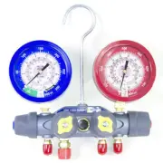 Yellow Jacket 49982 4-Valve TITAN Test/Charging Manifold, Gauges