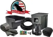 11' x 11' Small DIY Backyard Pond Kit With Pond Treatment Package - APFS11x11