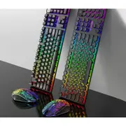 2.4g Wireless Rechargable Rgb Backlight Gaming Keyboard Mouse Combo for Computer Laptop