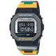 【CASIO 卡西歐】G-SHOCK 錄音帶繽紛標籤方形時尚潮流電子錶 DW-5610MT-1_43.8mm