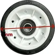 1PC，Compatible for Midea，Compatible for Little Swan，Heat Pump Tumble Dryer Rubber Wheel Support Wheel