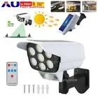 Wireless Solar Fake Camera Sensor Light LED Dummy Home Security Surveillance Cam