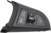 MKVAXR Car Cruise Control Button, for Chevrolet, for Cruze, for Malibu Cruise Control Switch Multifunction Steering Wheel Button Bluetooth Audio Cruise Speed Control Car Steering Wheel Switch Kit(BLAC