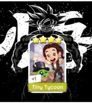 Tiny Tycoon_Mono_poly_Go_4_Star_Sticker ?? Fast Delivery ??