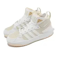 在飛比找PChome24h購物優惠-adidas 休閒鞋 100DB Mid 男鞋 女鞋 白 米