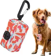 Dog Poop Bag Holder - Poop Bag Holder Dog Bag Dispenser, Zipper Pouch Dog Poop Holder | Dog Waste Bag Holder with Carabiner, Poo Bag Holder Pet Supplies for Treat Holder Walking Accessoriesfor