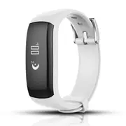 P6plus 0.86inch OLED Heart Rate Monitor Pedometer Messages Display Sport Smart Bracelet WHITE COLOR