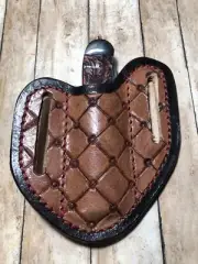 hand made leather knife sheath
