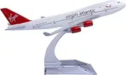 Model Plane 1:400 Scale Model British 747 Model Airplane Diecast Airplanes Metal Plane Model for Gift
