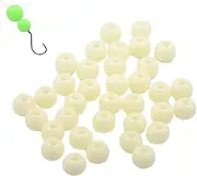Glow Beads for Fishing | Fishing Bait Beads | Glow Lure Rigging, Attracts Fish Bass Trout Pike Perch Catfish Snapper Salmon in Freshwater and Saltwater