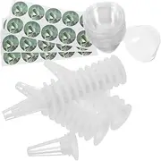 ROMISBABA Growth Enhancing Hydroponic Kit 30 Sets Jar Sprouting Trays Germination Baskets Humidity and Temperature Controlled for Healthy Plant Growth