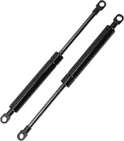 X AUTOHAUX 250mm/9.84" Gas Struts 200N Gas Springs Black Carbon Steel 2 Pcs RV Car Toolbox Lid Storage Box Cover Cabinet Door Cover