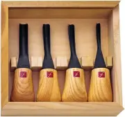 Flexcut Thumbnail Ground Set, Wood handles, Storage box # FLEXFR920
