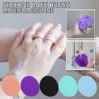 Silicone Body Scrubber Brush Scalp Massager Bath Brush Bath Scrubber Body R89C