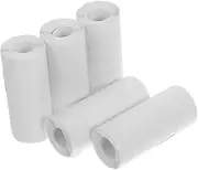 5 Rolls Mini Handheld Printer Stickers Mini Printer Thermal Sticker Self Adhesive Labels Sticker for Pocket Printers Self Adhesive Thermal Labels Printer Sticker White Paper