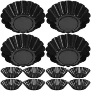 12 Pcs Egg Tart Mold Muffin Molds for Baking Mini Cup Pan Cupcake