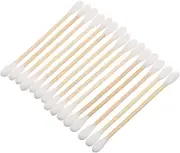 BESTYASH 500Pcs Double Headed Cotton Swabs for Ear Cleaning Makeup Application and Household Cleaning Soft Durable Wooden Sticks for Adults and Pets Versatile