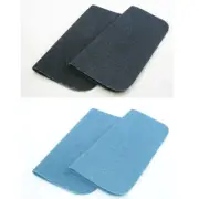 2 New Blue Somore Iron On Denim Patches Jean Fabric Repair Iron On Applique