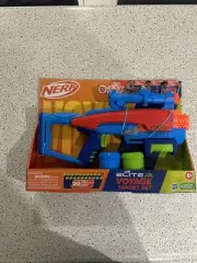 Nerf Elite Junior Voyage Dart Blaster Target Set -toy gun pistle