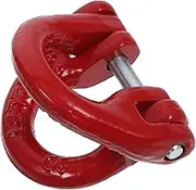 Quick Assembly Lifting Chain Connector Heavy Duty Steel Connecting Link Double Ring Buckle for Construction