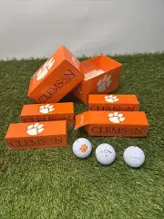 New Dozen Clemson Tigers Logo Golf Ball Callway Golf Warbird Case 12 Pack