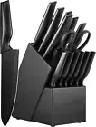 14 Pcs Kitchen Knife Set, Ultra Sharp Chef Knife Set for Kitchen, Dishwasher Sa