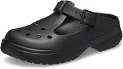 [Crocs] Unisex Adult Mary Jane Clog, Black, US M9W11