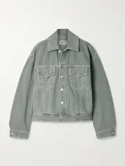 [AGOLDE] AGOLDE - Dalton Balloon Denim Jacket - Gray - large large Gray