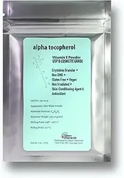 Alpha Tocopheryl Acetate Vitamin E Powder for Skin Care DIY Cosmetic Grade 700 IU Acetate Powder (1 Ounce / 28 Gram)