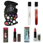 Alice In Wonderland Makeup Bundle Lipsticks Eyeshadow Palette Lipgloss Duo FREE