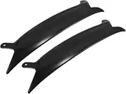 SOESFOUFU 1 Pair Headlight Eyebrow Covers Durable Eye Lid Trim for Quick Installation Car Decoration Sleek Design for Enhanced Appearance and Protection