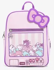 NWT Loungefly Sanrio Hello Kitty & Friends Claw Machine Mini Backpack, BoxLunch