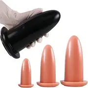 HCUDFN BDSM Anal Plug Butt Plug Anal Beads Large Anal Dildo Anus Expansion Dilator SM Sex Toys For Men Women Couples(Schwarz-XL)