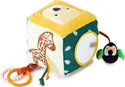 Little Big Friends Soft Activity Cube | Developmental Toy| Encourages Hand-Eye Coordination and Motor Skills | Jungle