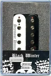 Seymour Duncan Black Winter Bridge Pickup - WHITE/BLACK ZEBRA