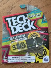 TECH DECK THROWBACK RARE SERIES ELEMENT MINI SKATEBOARD 92