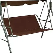 Garden Swing Seat Cover 45.3x18.9x18.9 Inch Swing Seat Replacement Waterproof Replacement Swing Seat Cover Oxford Garden Swing Chair Cover for Swing Chair Coffee
