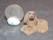 Dollhouse Miniature Pet Dog Cocker Spaniel Animals 1:12 one inch scale A6 A7