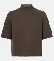[Lisa Yang] Lisa Yang Fride knitted cashmere top S-M brown